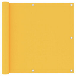 Berkfield Balcony Screen Yellow 90X600 Cm Oxford Fabric - thumbnail 1