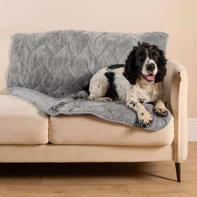 OHS Pet Blanket Throw Over Bed Chair Thermal Supersoft Warm Quilted Dog Cat Fleece - image 1