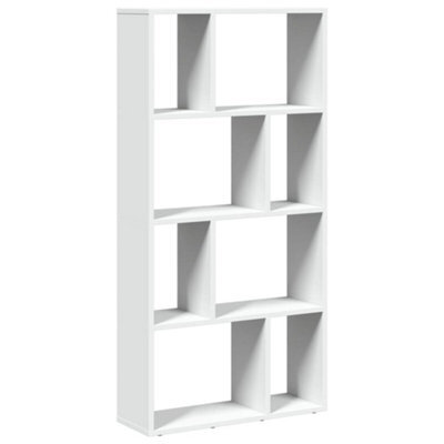 Berkfield Durable Bookcase White 60X20X120 Cm Engineered Wood