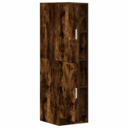 Berkfield Kitchen Cabinet Smoked Oak 38X41.5X131.5 Cm Engineered Wood - thumbnail 5