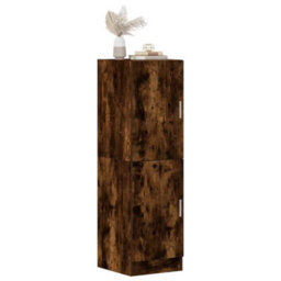 Berkfield Kitchen Cabinet Smoked Oak 38X41.5X131.5 Cm Engineered Wood - thumbnail 1