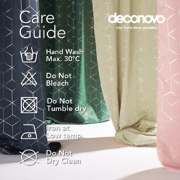 Deconovo Eyelet Blackout Curtains, Super Soft Diamond Foil Printed Thermal Insulated Curtains, W52 X L90 Inch, Beige, One Pair - thumbnail 7