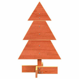 Berkfield Wooden Christmas Tree For Decoration Wax Brown 60 Cm Solid Wood Pine - thumbnail 3