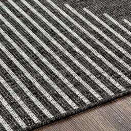 Livabliss Eagean-Global Black Grey Cream Charcoal In- & Outdoor Rug 200 X 275 Cm Easy Care, Non Shedding - thumbnail 3