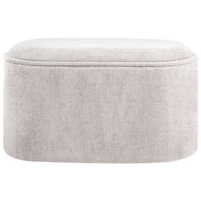 Wyld and Coco Bedroom Grey Chenille Lift-Top Storage Bench - Aurorahome Range - Grey Chenille, W79 X D38 X H45Cm - image 1