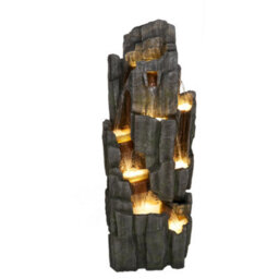 Outdoor Living UK Solar Killowen Slate Falls Without Cover
