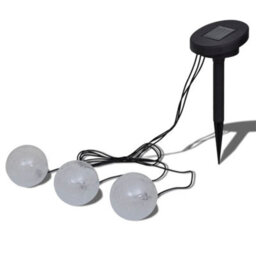 Vidaxl Solar Bowl 3 Led Floating Ball Light For Pond Swimming Pool Garden Lamps - thumbnail 2