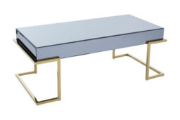 Orsina Luxurious Coffee Table, Elegant Metallic Finish Decorative Table, Modern Accent Table, Decent Patio Table - thumbnail 2