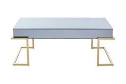 Orsina Luxurious Coffee Table, Elegant Metallic Finish Decorative Table, Modern Accent Table, Decent Patio Table - thumbnail 1