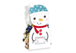 Yes-Online Christmas Treat Bags Set Of 6 Xmas Gift Bag Santa Snowman Xmas Decorations Gifts - thumbnail 5