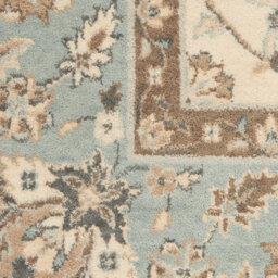Ivory Aqua Luxurious Traditional Easy To Clean Rug For Dining Room Bed Room And Living Room-178Cm (Circle) - thumbnail 5
