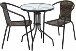 Garden Store Direct Tasmania 3 Piece Bistro Set - thumbnail 2