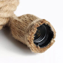 Ledsone Vintage Hemp Rope And Metal Pendant Light E27 - 1M - thumbnail 3