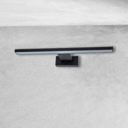 Milagro Shine Black Led 7W Wall Lamp Stylish Matt Black Light With Ip44 Rating Perfect For Mounting Abobe A Bathroom Mirror - thumbnail 5