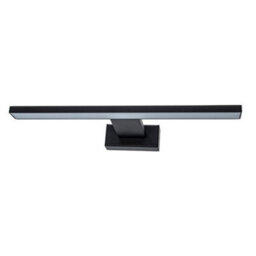 Milagro Shine Black Led 7W Wall Lamp Stylish Matt Black Light With Ip44 Rating Perfect For Mounting Abobe A Bathroom Mirror - thumbnail 4