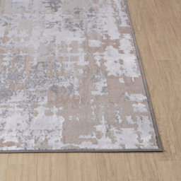 Livabliss Lustro-Abstract Beige Grey Off-White Modern Marble Living Dining Bedroom Rug 160 X 220 Cm Easy Care, Non Shedding - thumbnail 5