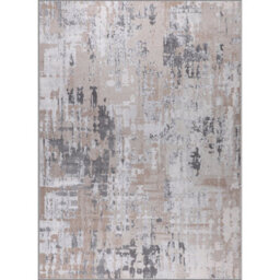 Livabliss Lustro-Abstract Beige Grey Off-White Modern Marble Living Dining Bedroom Rug 160 X 220 Cm Easy Care, Non Shedding - thumbnail 1