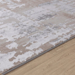 Livabliss Lustro-Abstract Beige Grey Off-White Modern Marble Living Dining Bedroom Rug 160 X 220 Cm Easy Care, Non Shedding - thumbnail 3