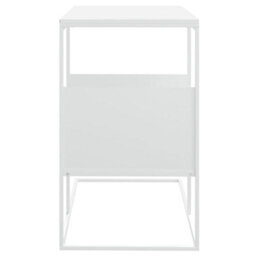 Berkfield Stylish Side Table White 55X36X59.5 Cm Engineered Wood - thumbnail 4