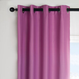 "OHS Ombre Eyelet Blackout Kids Curtains Pair Of Ring Top Panels, Pink - 46X54""" - thumbnail 2