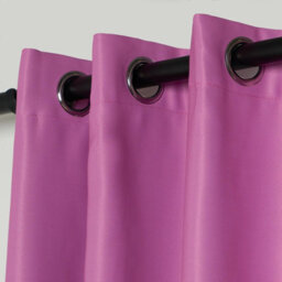 "OHS Ombre Eyelet Blackout Kids Curtains Pair Of Ring Top Panels, Pink - 46X54""" - thumbnail 3