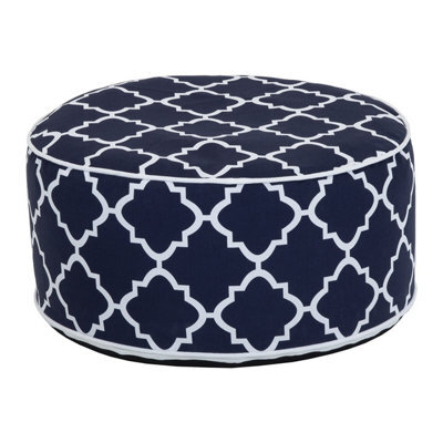 Charles Bentley Indoor/outdoor Inflatable Foot Stool Pouffe Bean Bag - Navy - image 1