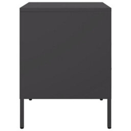 Berkfield Bedside Cabinets 2 Pcs Black 36X39X50.5 Cm Steel - thumbnail 7