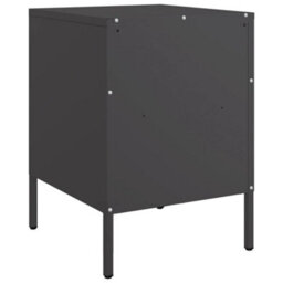 Berkfield Bedside Cabinets 2 Pcs Black 36X39X50.5 Cm Steel - thumbnail 8