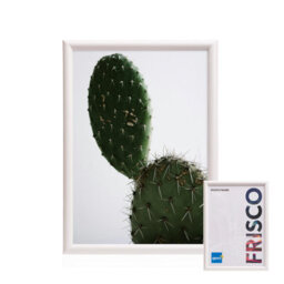 Kenro Frisco Series White Photo Frame 12X10 Inch / 25X30Cm Freestanding Or Wall Hanging With Glass Front - Fr2530Wh