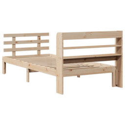 Berkfield Bed Frame With Headboard Without Mattress 90X190 Cm Single - thumbnail 8