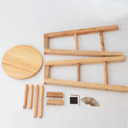 1Pc Breakfast Seat Wooden Bar Stools Pub Stool Dining Chair 60Cm Bar Stool - thumbnail 6