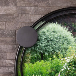 Charles Bentley Warsaw Round Garden Mirror Weather Resistant - thumbnail 3
