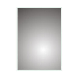 Ibathuk Spectra Wall Mounted Led Illuminated Bathroom Mirror, Designer Bathroom Mirror With Light Sensor & Demister Pad, 700X500mm - thumbnail 1