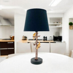 Minster 9 Inch Black Shade Table Lamp - L22 X W22 X H44 Cm - thumbnail 2