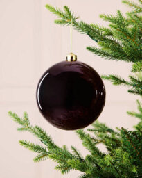 Werchristmas Purple Extra Large Shatterproof Bauble Shiny 15 Cm - thumbnail 2