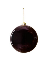 Werchristmas Purple Extra Large Shatterproof Bauble Shiny 15 Cm - thumbnail 1