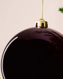 Werchristmas Purple Extra Large Shatterproof Bauble Shiny 15 Cm - thumbnail 5