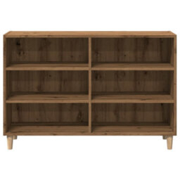 Berkfield Sideboard Artisian Oak 103.5X35X70 Cm Engineered Wood - thumbnail 5