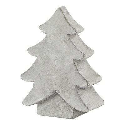 Hill Interiors Athena Stone Christmas Tree White (One Size) - image 1