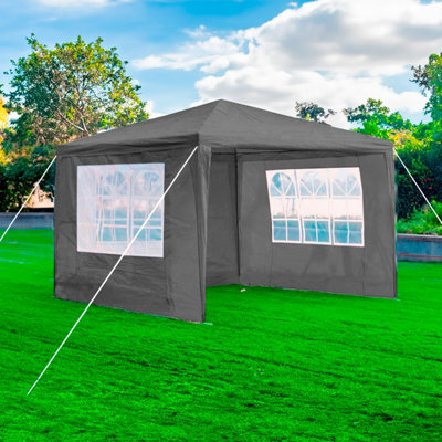 Neo 3X3M Light Weight Event Gazebo 4 Side Panels Outdoor Waterproof Garden Party Tent Marquee Canopy Shelter Coated Steel Frame - image 1