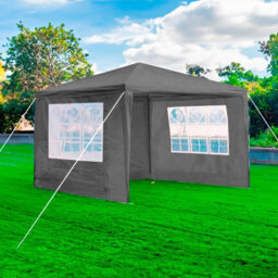 Neo 3X3M Light Weight Event Gazebo 4 Side Panels Outdoor Waterproof Garden Party Tent Marquee Canopy Shelter Coated Steel Frame - thumbnail 1