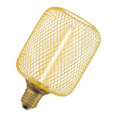 Osram Decor Led Straw Filament Square Lamp Bulb 100 16W Warm White Dimmable E27 - image 1