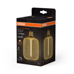 Osram Decor Led Straw Filament Square Lamp Bulb 100 16W Warm White Dimmable E27 - thumbnail 2