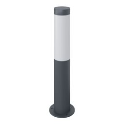 GoodHome Callisto Contemporary Dark Grey Mains-Powered 1 Lamp Integrated Led Outdoor Post Light (H)480mm - thumbnail 4