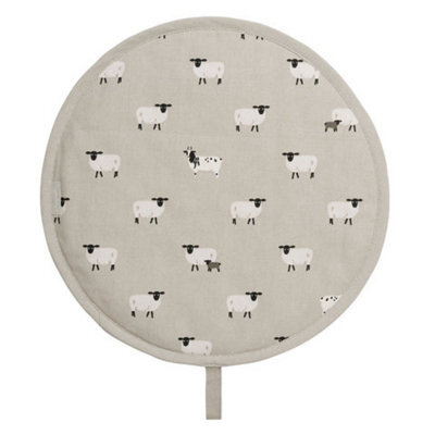 Hob Cover: Sophie Allport Sheep Hob Cover, Cotton - image 1