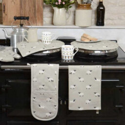 Hob Cover: Sophie Allport Sheep Hob Cover, Cotton - thumbnail 2