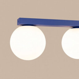 Sollux Lighting Yoli Steel/glass Ultramarine 3 Lights Minimalist Ceiling Lamps - thumbnail 4