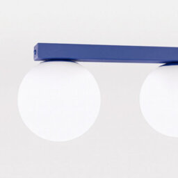 Sollux Lighting Yoli Steel/glass Ultramarine 3 Lights Minimalist Ceiling Lamps - thumbnail 5