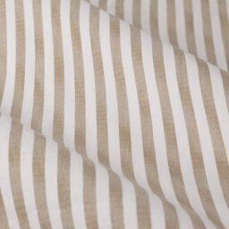 Yard Hebden Striped Cotton Eyelet Curtains, Natural, (W) 168 X (D) 137Cm - thumbnail 5