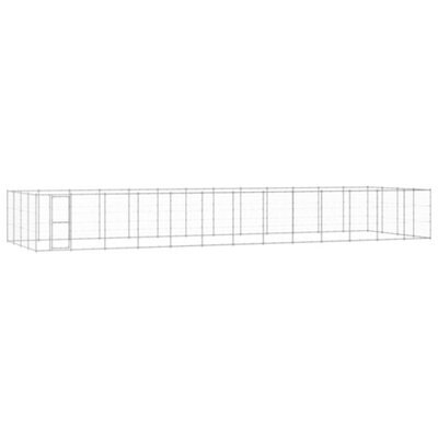 Berkfield Outdoor Dog Kennel Galvanised Steel 53.24 M2 - image 1